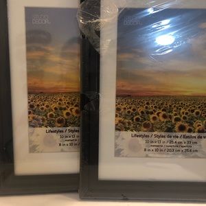 Set of Two Photo Frames 10”x13” Matted to 8”x10”